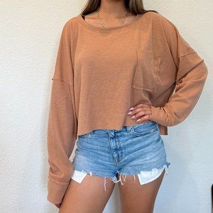 Altar'd State Orange Sweater, size Medium